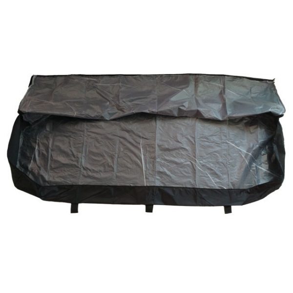 Waterproof coffin-style double-layer body bag, with a circular zipper and six handles-MD09 - Image 4