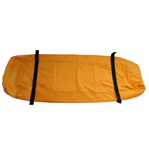 Yellow waterproof coffin-style double-layer body bag, with a circular zipper and four handles-MD11 - Image 3